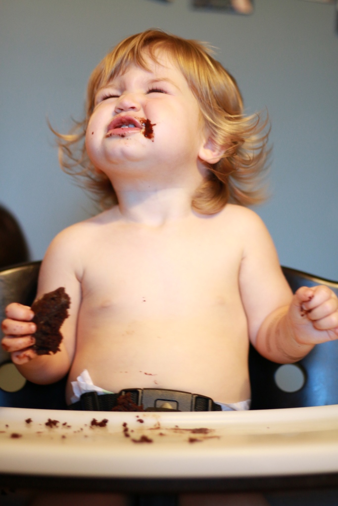 Viona Eating Chocolate Cake